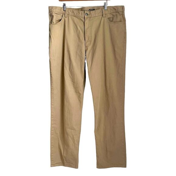 Carhartt Pants Men 42x32.5 Rugged Flex Relaxed Fit Canvas 5 Pocket Work BN2517-M - Picture 1 of 11